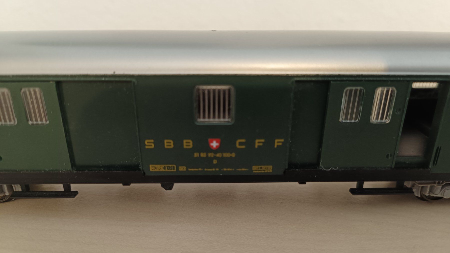 Fleischmann Modellini di ferrovie: FLEISCHMANN HO Gepäckwagen – Usato da Dietlikon venduto da Raffy12 5