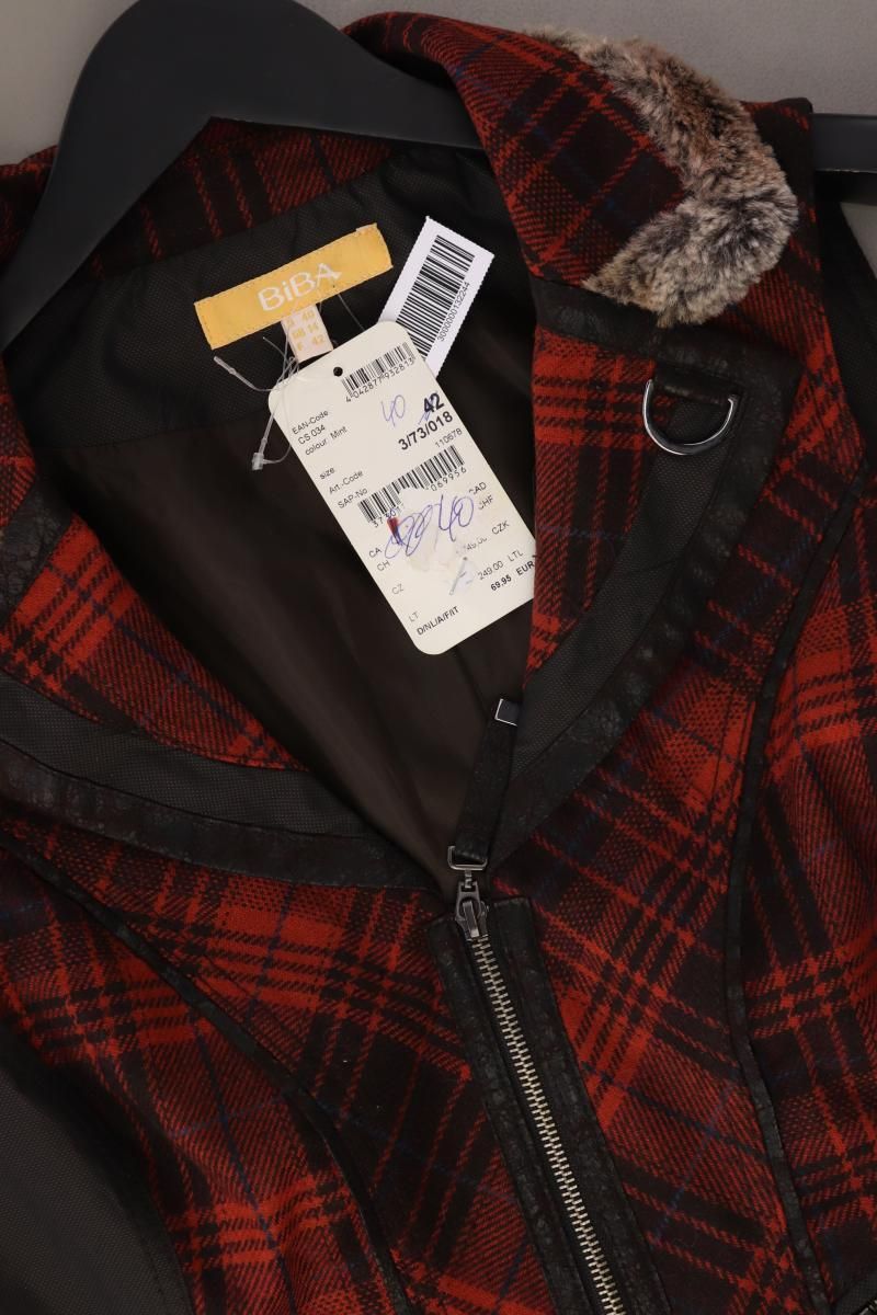 Gilet & Giacche senza maniche: Biba Regular Weste Gr. 40 kariert rot – Nuovo (secondo la descrizione) da Neustadt an der Waldnaab venduto da SecondLifeFashion 1