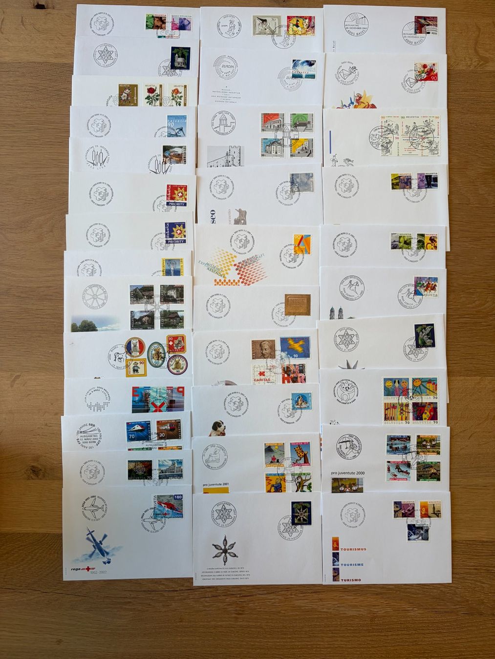 Tutti i francobolli: Grosse Sammlung Schweiz Briefmarken - Alben, Ersttagsbriefe – Usato da Zürich venduto da zamiduri 9