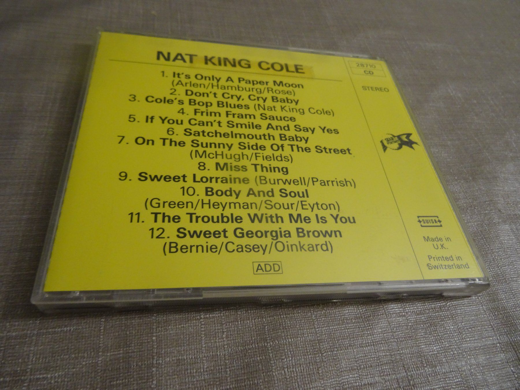 CD: CD Nat King Cole - Star Portrait – Usato da Olten venduto da Disc-Ausverkauf 2
