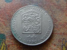 TCHECOSLOVAQUIE  2  Korun   1990