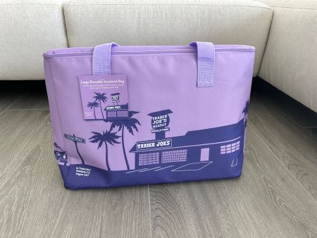 Trader Joes Kühltasche Violett/Insulated Bag Purple