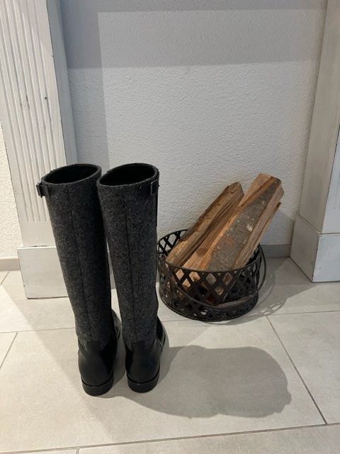 Navyboot Damenschuhe: Neuwertige LEDER Stiefel Navyboot schwarz Gr. 36 - 221197 – Gebraucht aus Küssnacht am Rigi von Schuhe-Secondhand 6