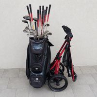 Golf Schläger Set mit Bag und Trolley Wilson Staff Speed Car