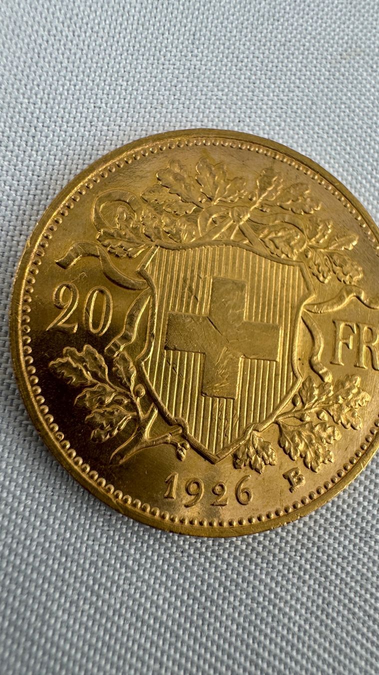 Tutti le monete: 20 Franken Vreneli 1926 – Usato da kreuzlingen venduto da fantasy_schmuck 2