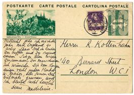 1933 Bildpostkarte Nr. 133-045A Bild NEUCHATEL, gest. Morges