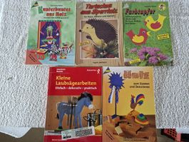 5 Bastelbüchlein für Holz