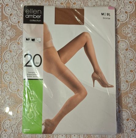 Ellen Amber Crêpe Strumpfhose 20den Gr.M Bronze/Gebräunt