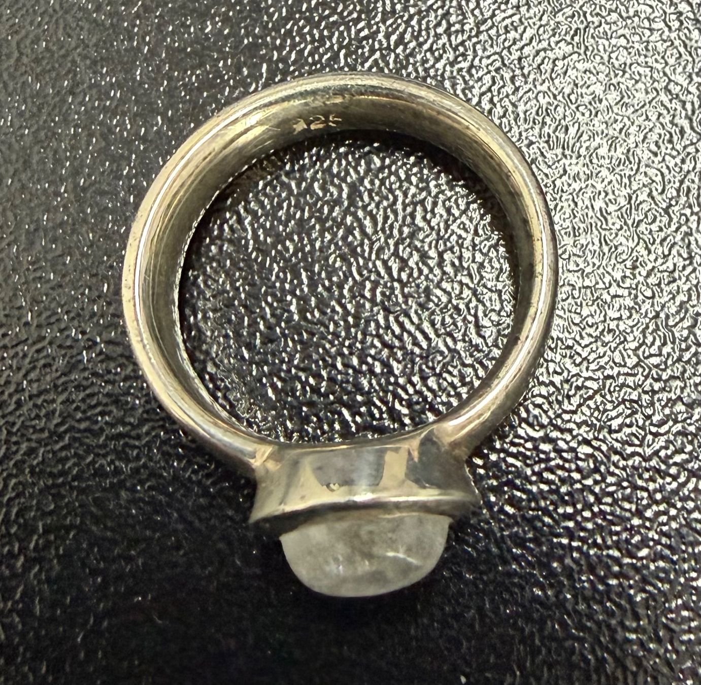 Anelli: Ring, Silber, Mondstein, Durchm. 53cm (29) – Nuovo (secondo la descrizione) da Muri b. Bern venduto da Silberqualle 1
