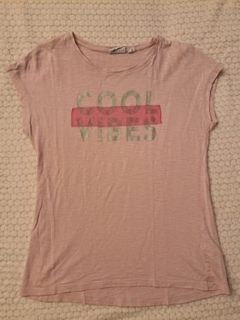 T-Shirt alive Grösse 152 rosa mit Print