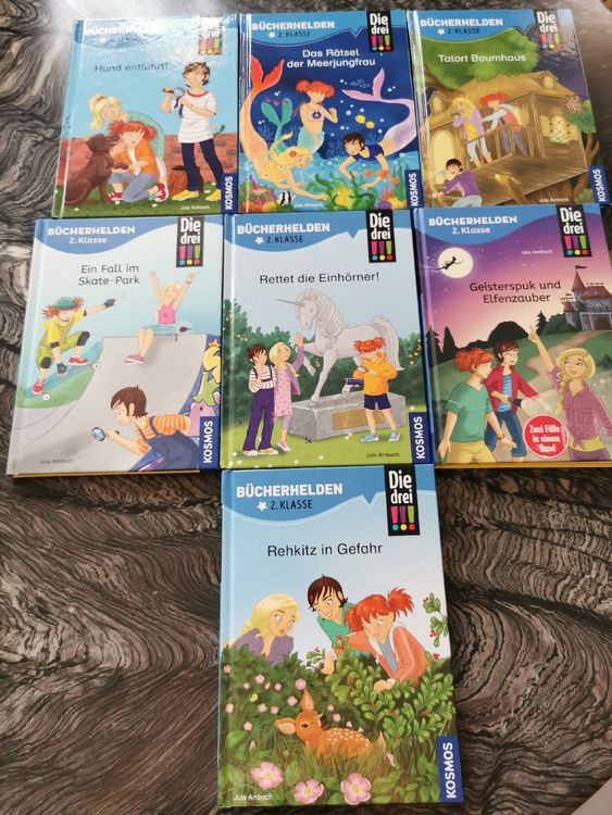 7 Kinderbücher "Die drei !!!" 2. Klasse (Neu (gemäss Beschreibung)) in