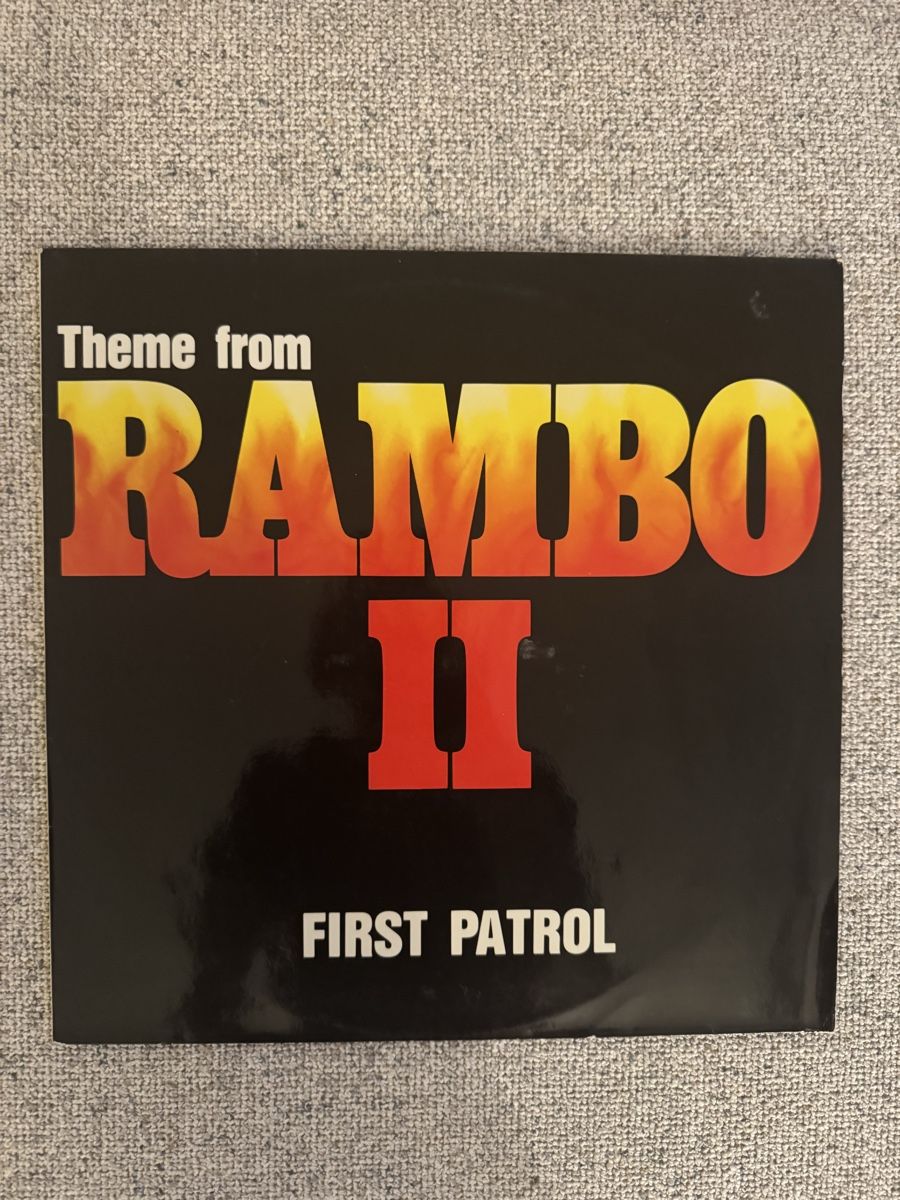 Dischi in vinile: First Patrol -  Theme from Rambo II - 12" Maxi - 80s – Usato da Rorbas venduto da BlackstarRecords