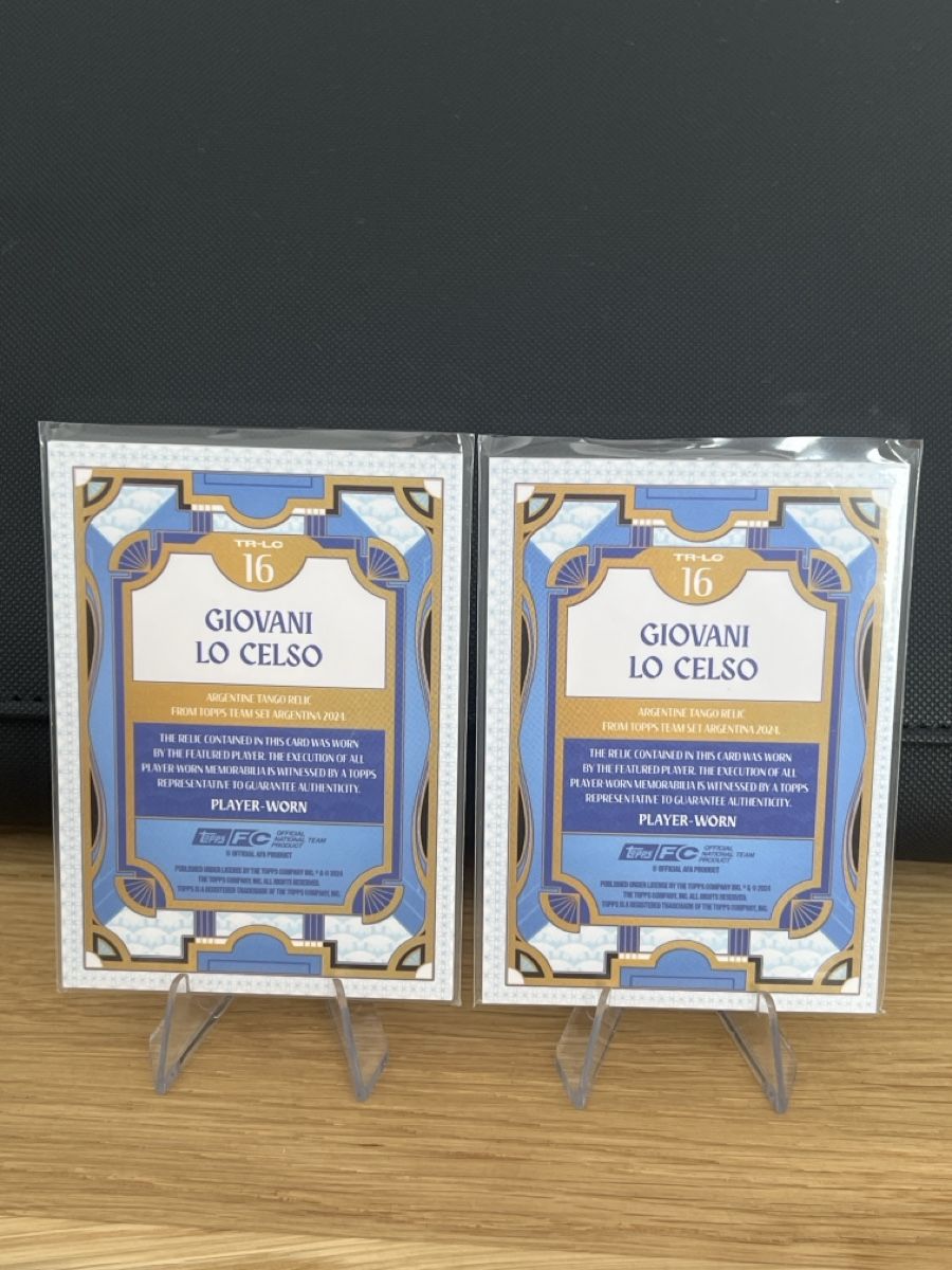 Topps Carte collezionabili: 2x Giovani Lo Celso Worn-Patch Argentina Topps 2024 – Nuovo (secondo la descrizione) da Neuhausen am Rheinfall venduto da Shampinho10 1
