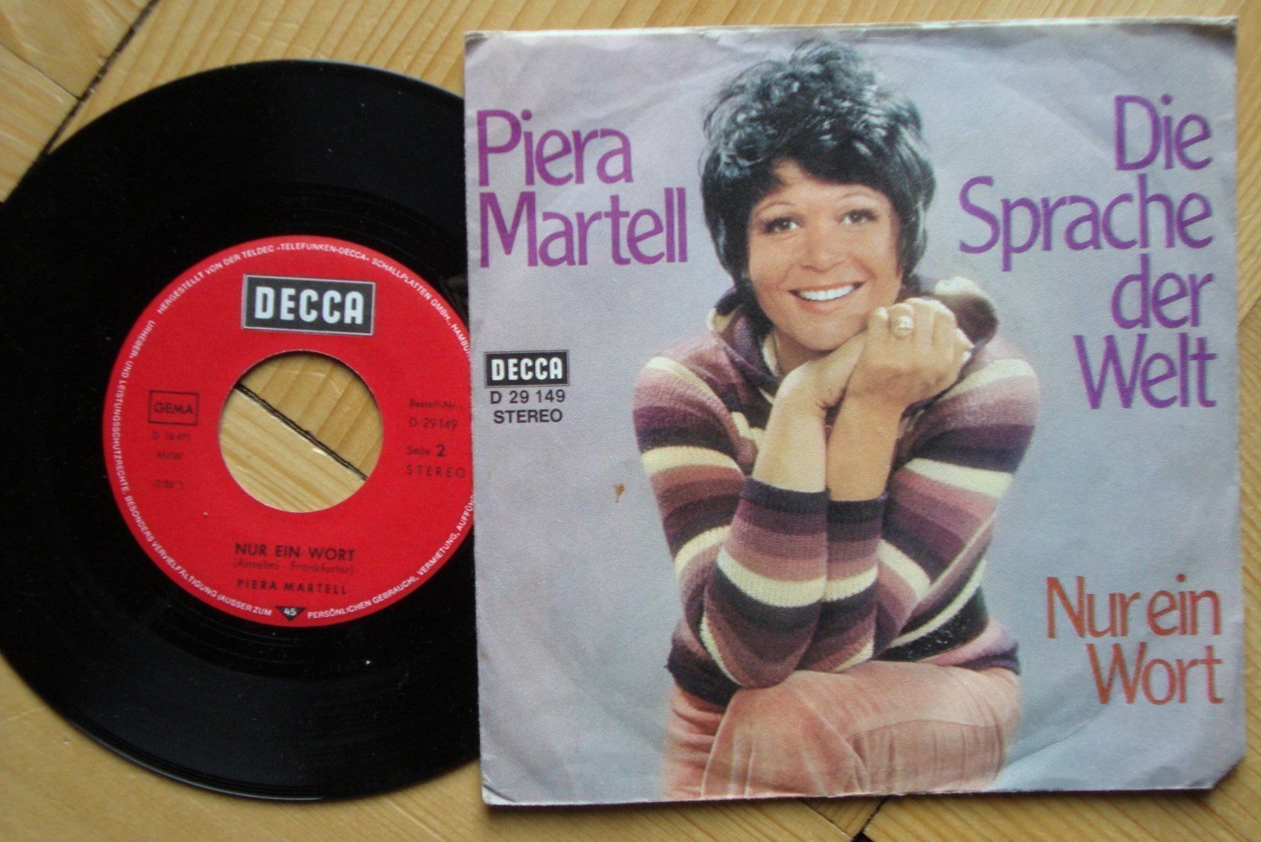 Dischi in vinile: PIERA MARTELL - DIE SPRACHE DER WELT – Usato da Bern venduto da Uli_10_11 1