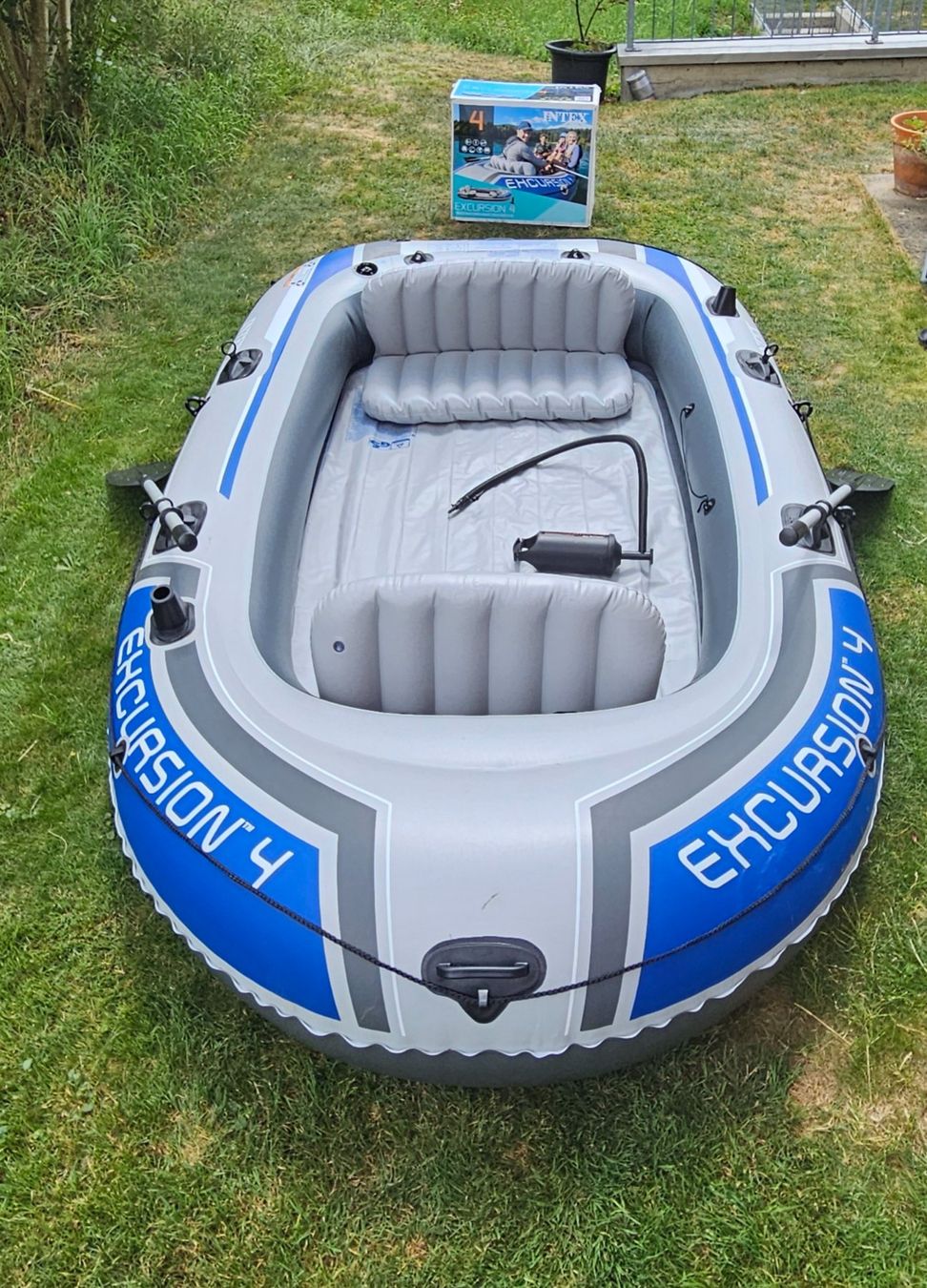 Boote: Schlauchboot, Intex Excursion 4 – Gebraucht aus Wettswil von zizo_10