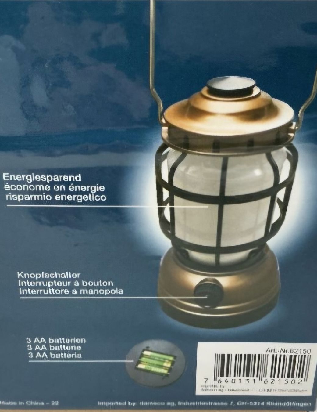 Lanterne: LED-Campinglaterne  "Neu"  – Nuovo e nell'imballaggio originale da Uster venduto da SV-SALE 3