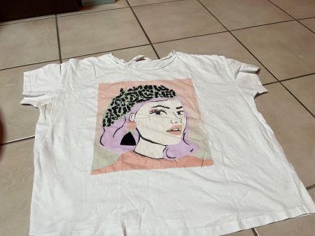 T-shirt Studio Untold femme 46/48 coton
