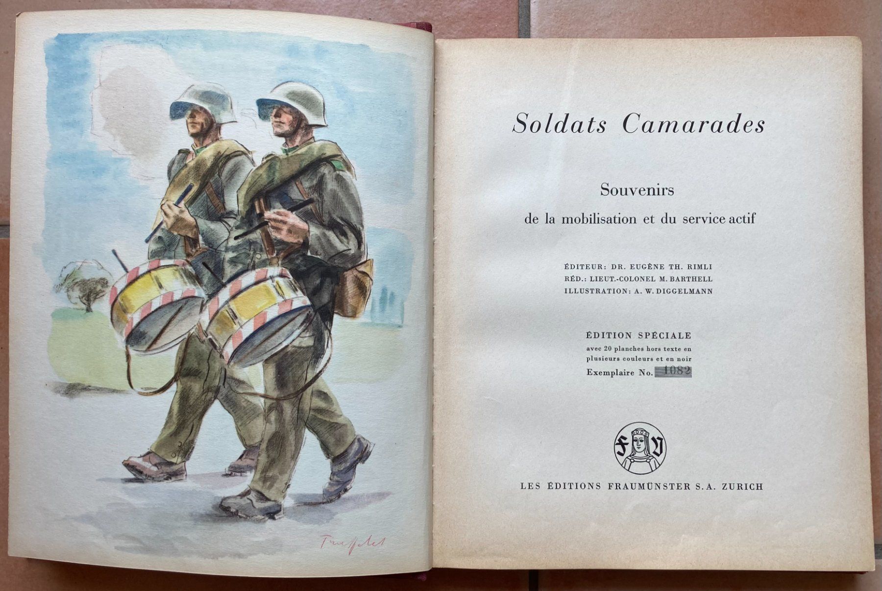 Libri: Soldats Camarades - Souvenirs de la mob. & du service actif – Usato da Versoix venduto da HELVETICA_1 1