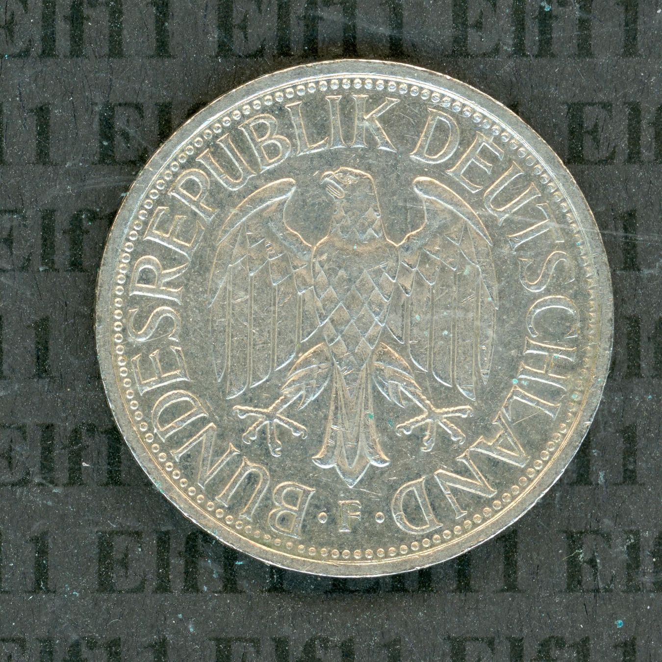 Alle Münzen: DEM___1.00 1990F -vz 1 Deutsche Mark – Gebraucht aus Widnau von Elf11 1