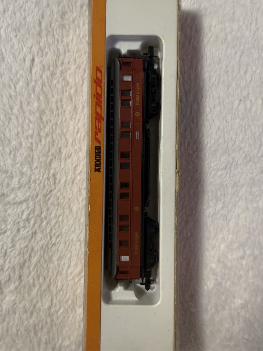 Arnold Modellini di ferrovie: Arnold Rapido Schlafwagen Spur N – Nuovo e nell'imballaggio originale da Basel venduto da sam_7gsy 1