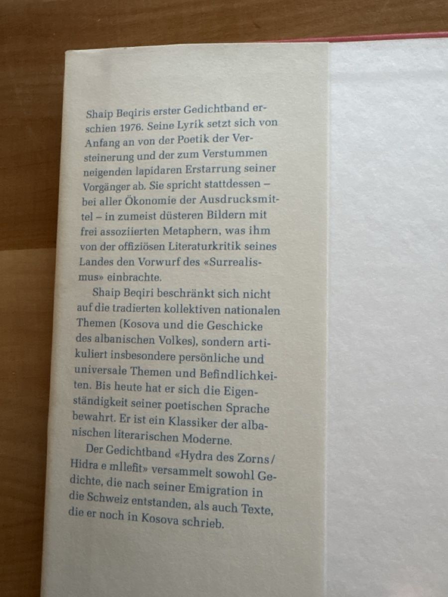 Libri: Buch mit Albanisch und Deutsch / Gedichte – Usato da Rümlang venduto da euqinom16 2