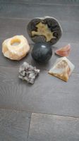 Rarität: 6-teiliges Mineralien-Set. Septarie, Calcit, Marmor