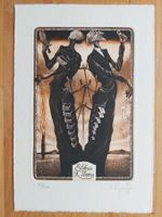 Exlibris Philipp Roger Keller - Original Farbradierung sign.