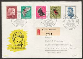 Pro Juvent. Serie 1953 auf illustriertem FDC (P3) ; KP 230.-