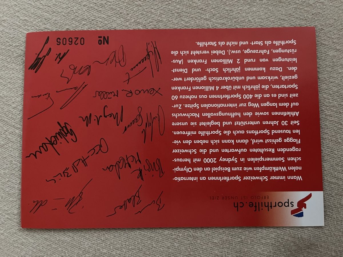 Tutti i francobolli: MH PS 9 Postfrisch, Olympia 2000 – Nuovo (secondo la descrizione) da Eppstein Vockenhausen venduto da hightech11 3