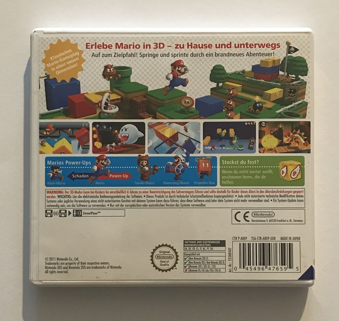 Giochi: 3DS - Super Mario 3D Land – Usato da Allschwil venduto da Bullach 2