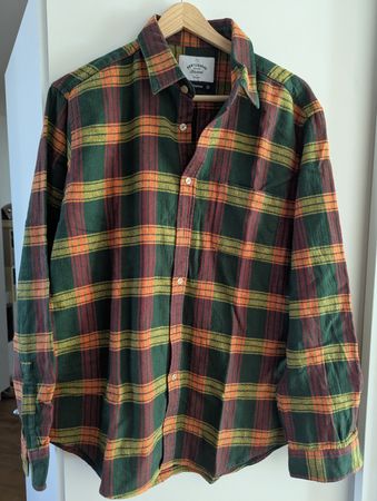 Chemise Portuguese Flannel carreaux coton taille L