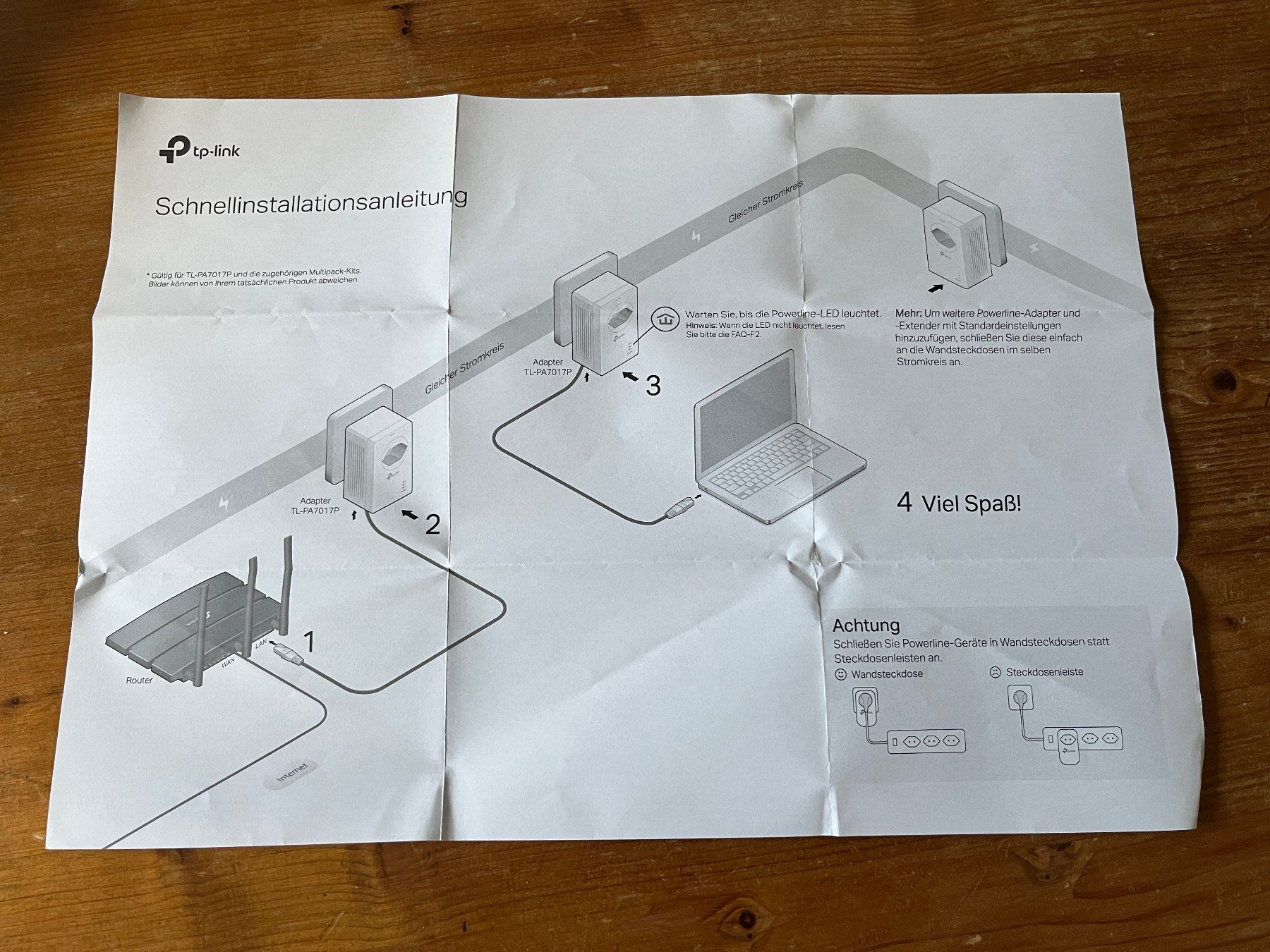TP-Link WiFi: TP-Link Powerline Starterkit 1000 Mbit/s – Usato da Basel venduto da bemil13 3