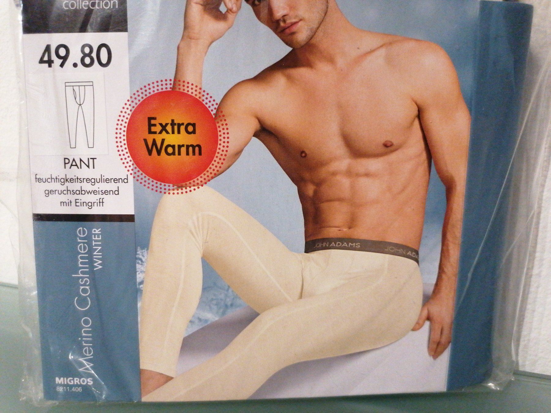 Biancheria intima: John Adams Thermohose Pants extra warm S – Nuovo e nell'imballaggio originale da Bäch SZ venduto da Swissy46 1
