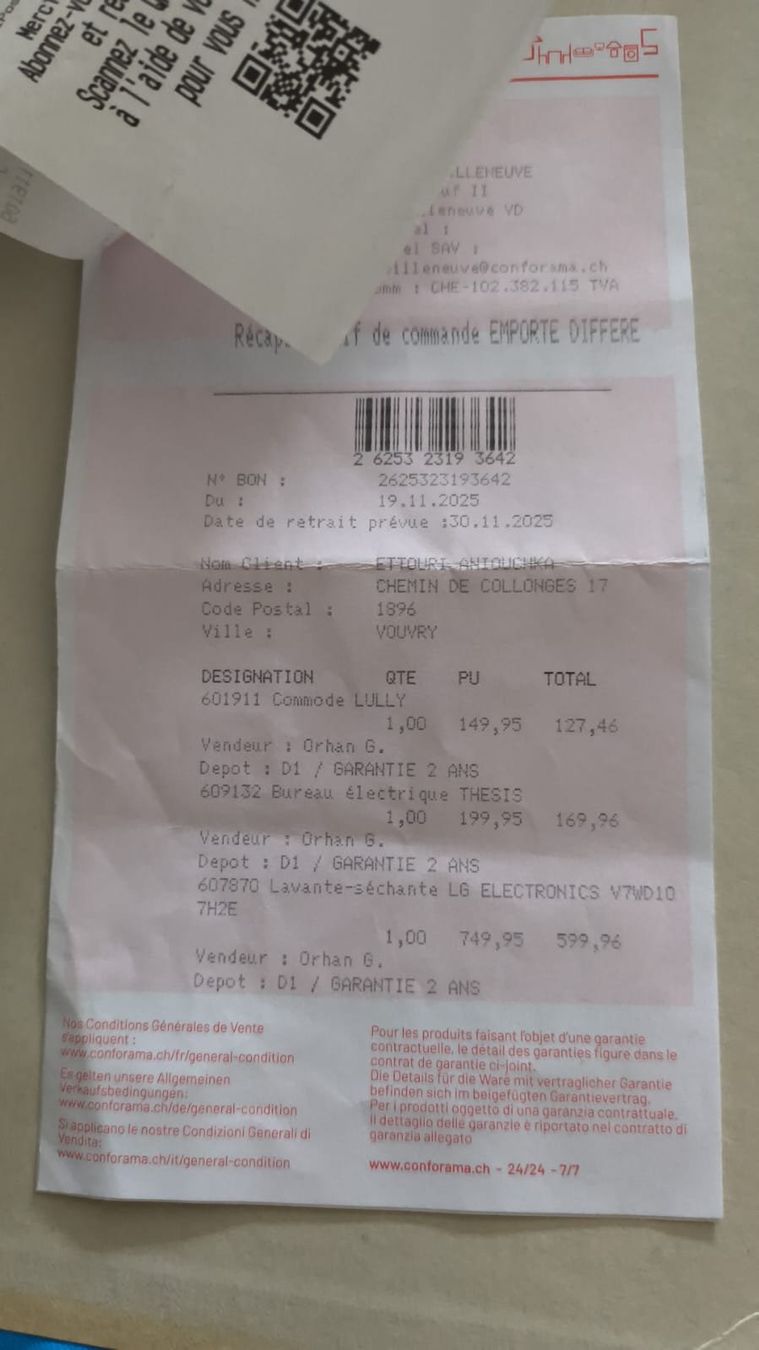 LG Lavatrici: Machine lavante-séchante LG ELECTRONICS V7WD10 – Nuovo (secondo la descrizione) da Vouvry venduto da A_Ettouri 3