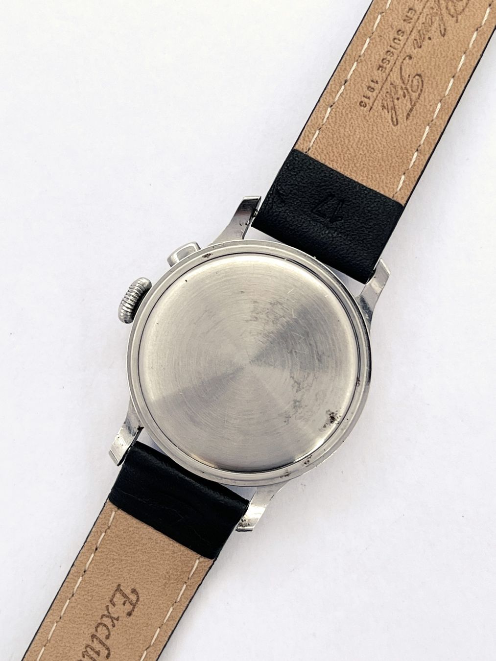 Tag Heuer Orologi: Heuer Chronograph, Ref. 2403, single-pusher, Vintage – Usato da Zürich venduto da Gemperle 5