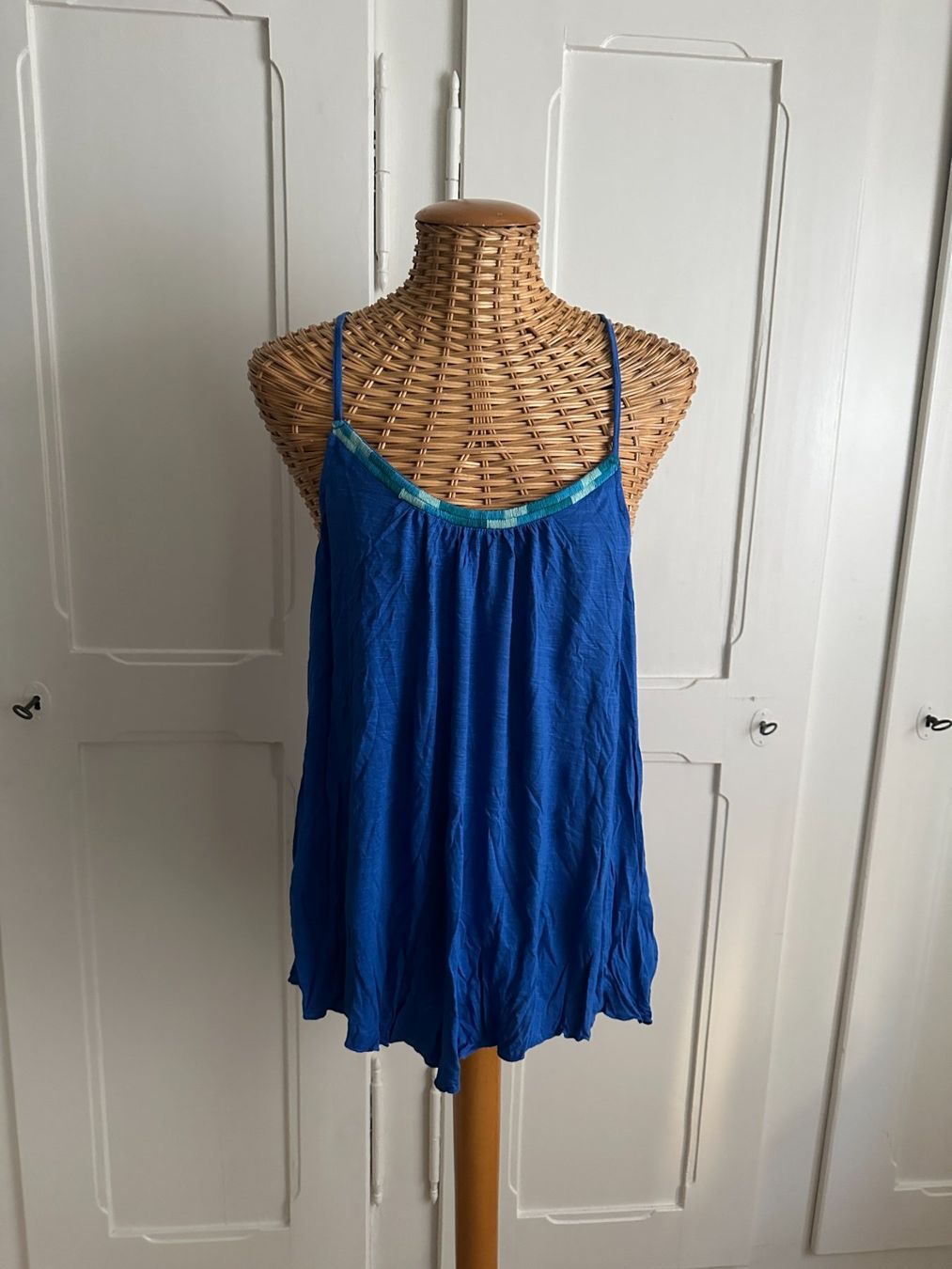 Top: AMERICAN EAGLE - Ethno Top blau L – Usato da Zürich venduto da Diazaio