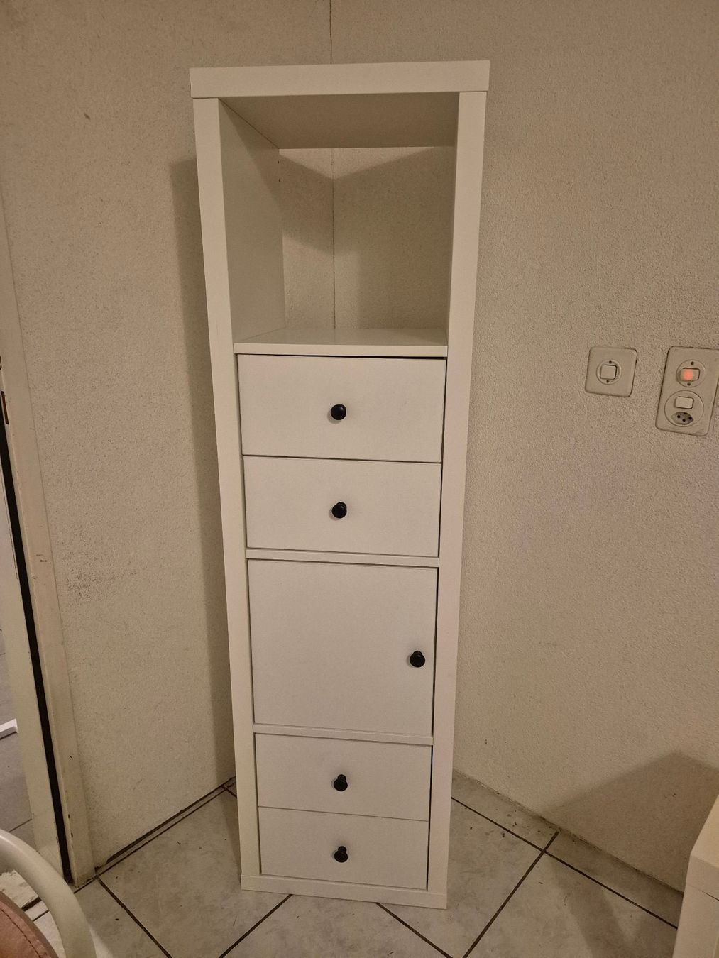 Ikea Scaffali: Ikea Kalax Regal weiss, 4 Fächer – Usato da edlibach venduto da Snoopy09