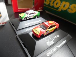 Herpa BMW Rennwagen Modelle 1:87 Schnitzer BMW M3/ BMW 320i