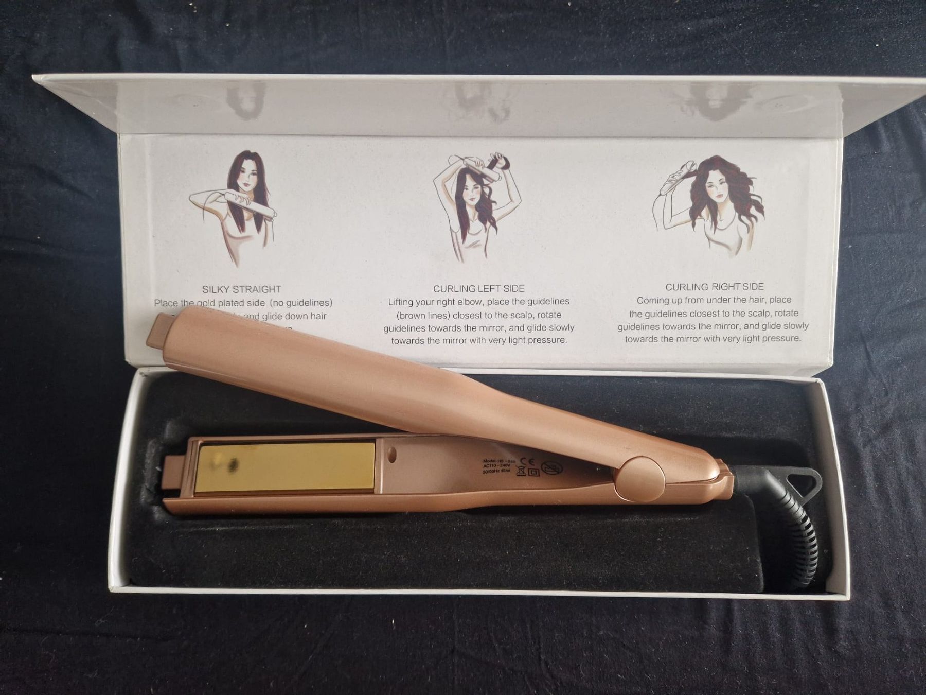 Lockenstäbe & Haarglätter: Glätteisen & Lockenstab 2in1, Roségold – Neu und originalverpackt aus Emmen von GrabandGo 1