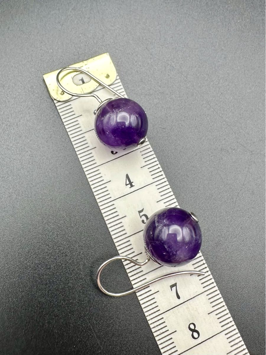 Ohrringe & -stecker: Ohrringe mit Amethyst – Gebraucht aus Lamone von LaCantinaMagica 7