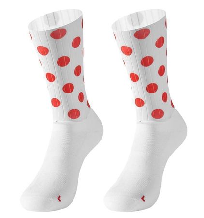 AERO Cycling Socken (rote Punkte Gr. 38-45)