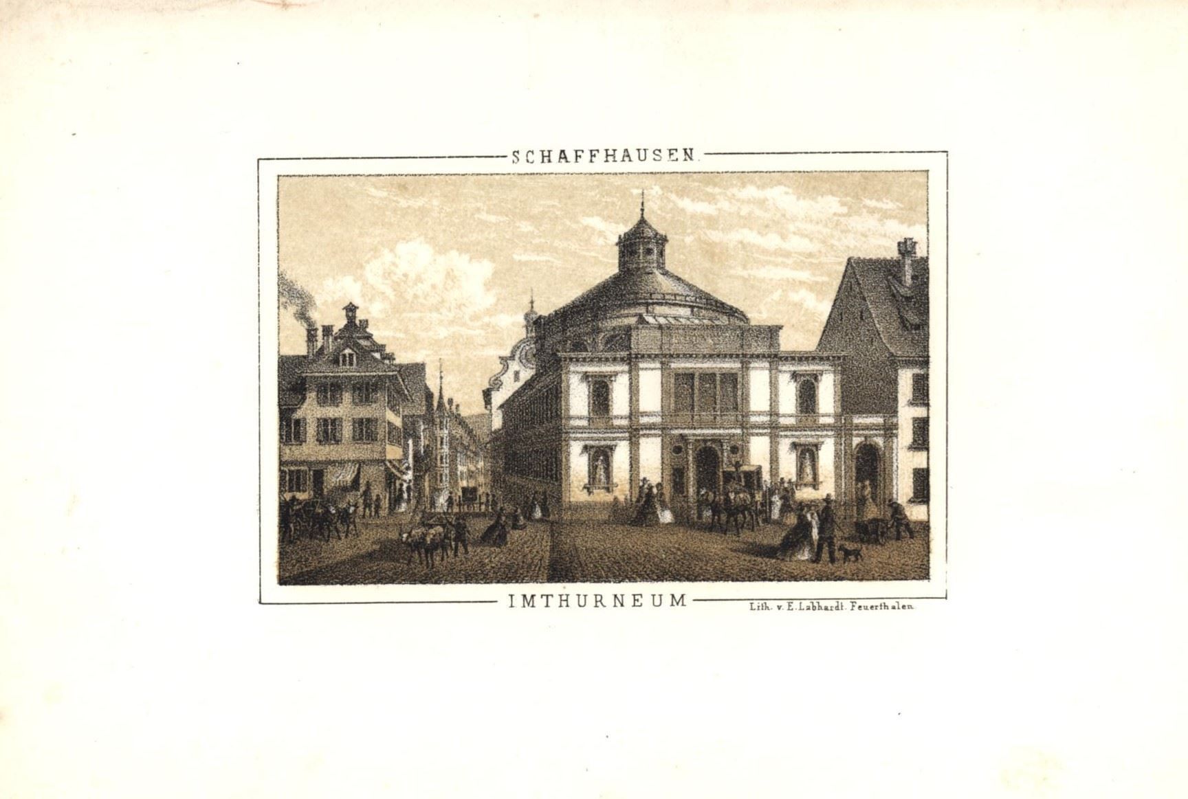 Incisioni: Schaffhausen Imthurneum 1866 – Usato da Rafz venduto da Helvet32