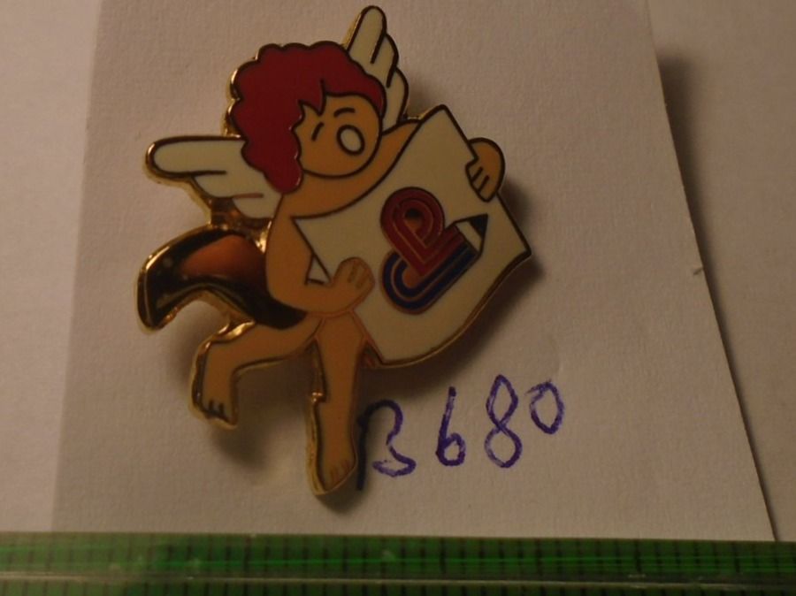 Placchette & Badge: 1 Engel Pin (B680) – Usato da Winterthur venduto da Beli2000