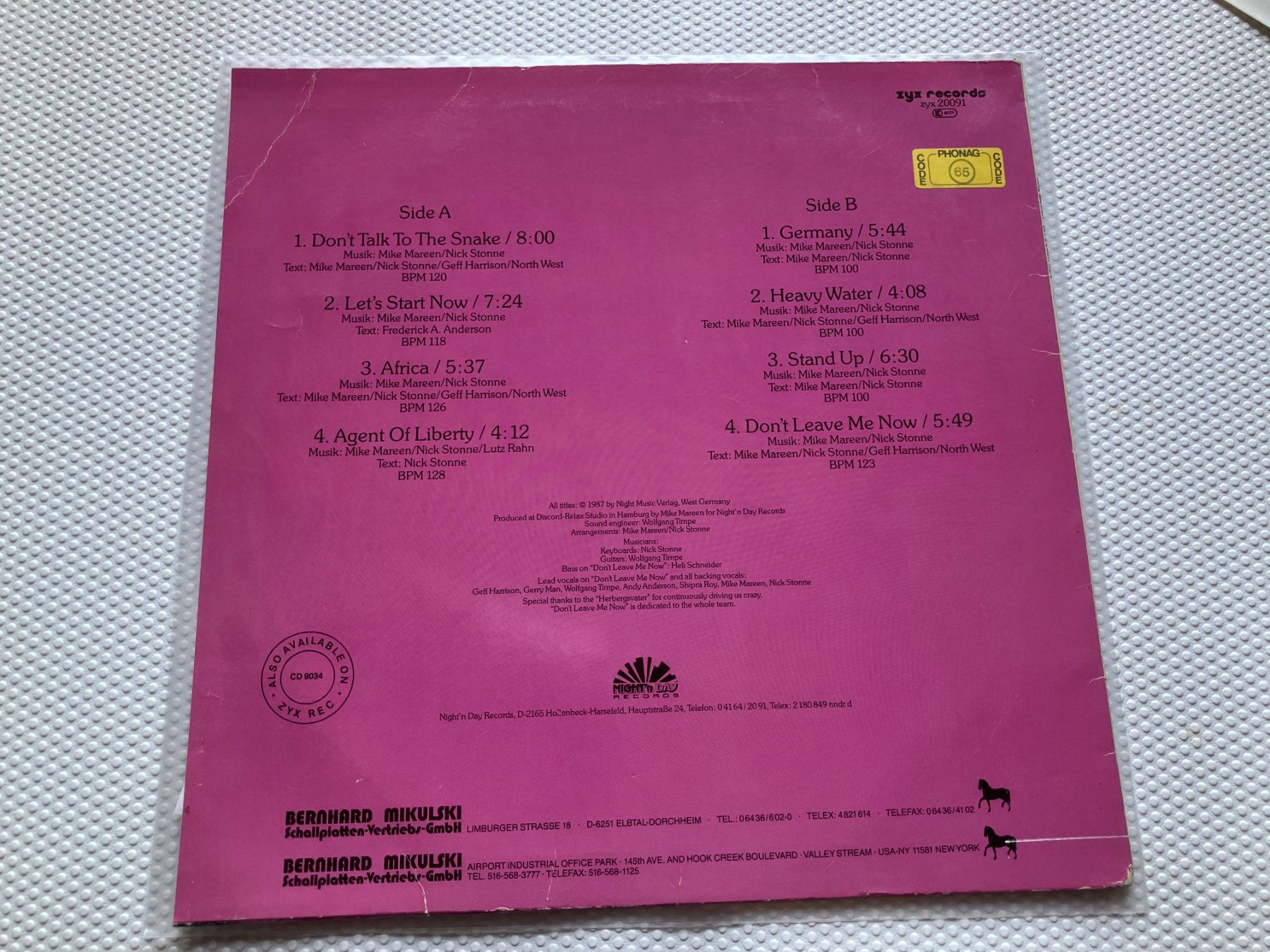 Vinyles: Mike Mareen – D'occasion à Aarwangen par Jukebox3 2