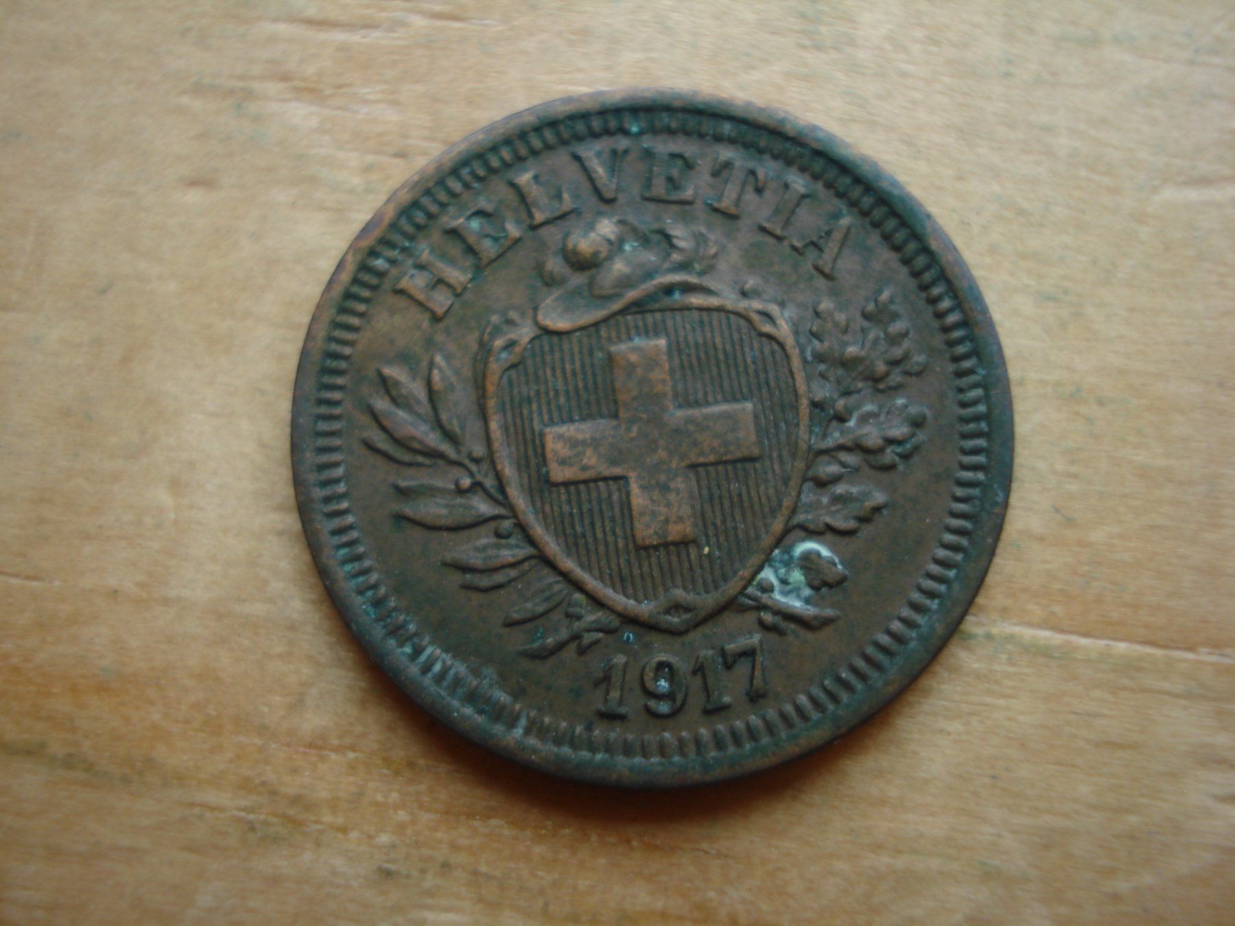 Tutti le monete: (W5) 1 Rappen 1917 – Usato da Erlach venduto da Net-Coins