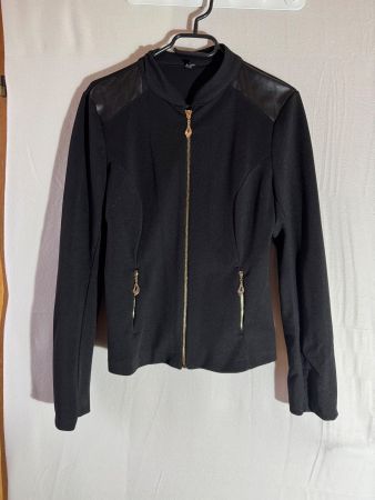 Schwarze Jacke, Strickjacke Grösse M/L