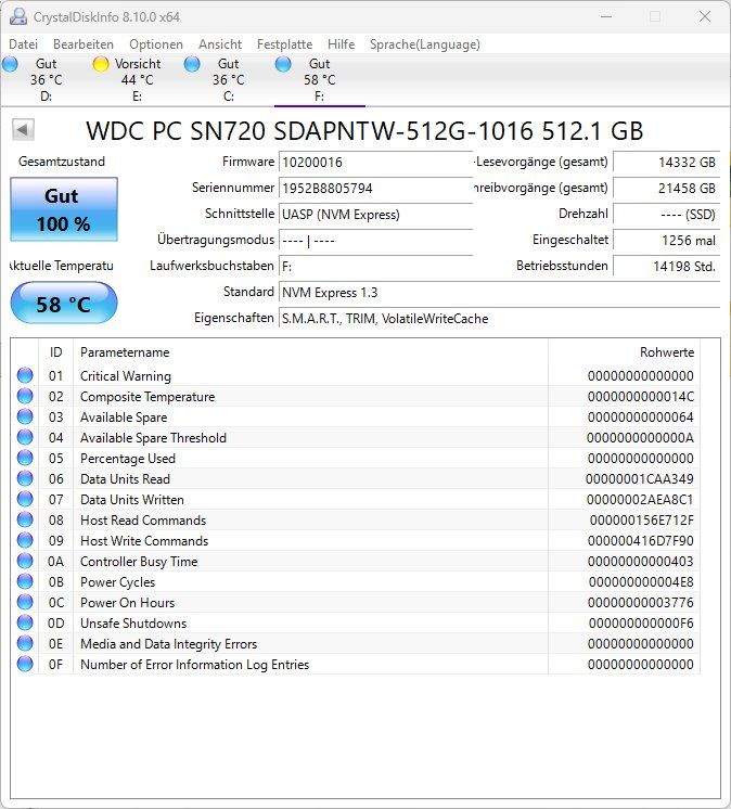 Western Digital Harddisks: M.2 NVMe SSD - 512 GB – Gebraucht aus Kleindöttingen von keepITeasy 1