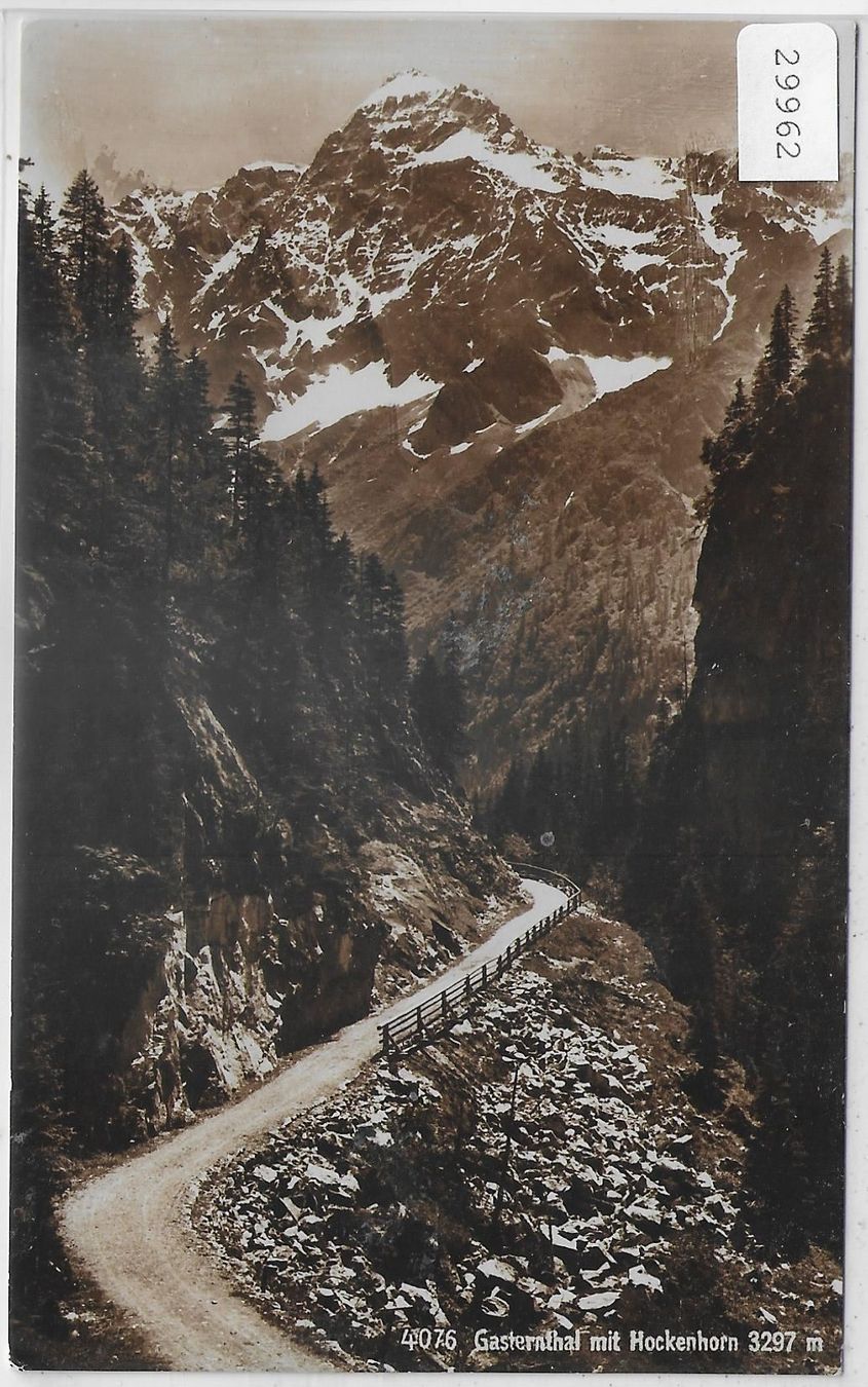Cartoline postali: Gasternthal mit Hockenhorn – Usato da Ettingen venduto da Kartenplanet
