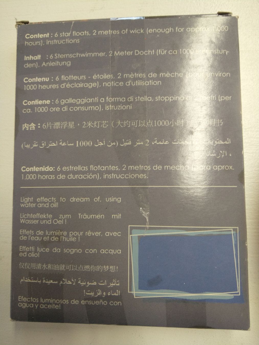 Tutte le decorazioni: Star Dream Light Floating Candles New in Box – Usato da Dierikon venduto da lismar13 1
