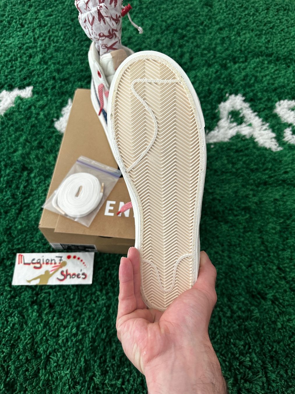 Nike Herrenschuhe: NIKE x DENHAM BLAZER MID 77 - SAIL/DSWT/EU43 – Neu und originalverpackt aus Lenzburg von 7LegionStuff 2
